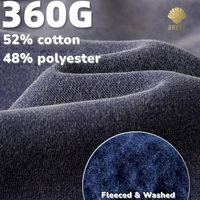 Celana Jogger Vintage CNSHELL 360gsm Fleece Hangat Motif Batik Putih Efek Sun Fade Model Ketat di Kaki dengan Saku Vertikal di Pinggul