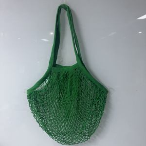 Bolsa de Mano Mini de Malla de Algodón al por Mayor, Colores Surtidos, Etiqueta de Marca Personalizada, Reutilizable, con Asa de Cuerda para el Hombro, para Mercado de Agricultores y Compras - Product Image 6