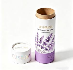 Custom Logo Paper Tube Cylinder Gift <b>Box</b>, Eco Round Paper Can Packaging for Perfume Essential Oil Cosmetic <b>Makeup</b> - Product Image 3