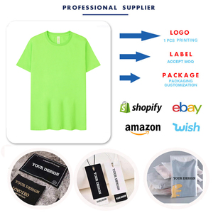 205 grammi di puro cotone che vendono comodo <span class=keywords><strong>tutto</strong></span> una donna sottile t-shirt - Product Image 4