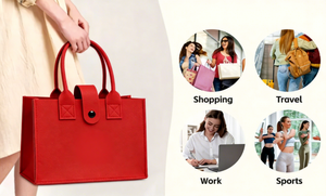 <span class=keywords><strong>Borsa</strong></span> a <span class=keywords><strong>Tracolla</strong></span> Unisex Personalizzabile con Logo, Mini <span class=keywords><strong>Borsa</strong></span> per Bambini in Feltro Ecologico, Resistente e Portatile, Prezzo di Fabbrica OEM - Product Image 5