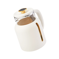Bouilloire électrique 1,8 L avec contrôle numérique de la température et arrêt automatique. Verre résistant à la chaleur, transparent, avec échelle visible
