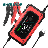 Chargeur de batterie de voiture 12V automatique 6A intelligent à charge lente pour batteries au plomb EFB GEL AGM 12 VOLTS avec réparation par impulsions
