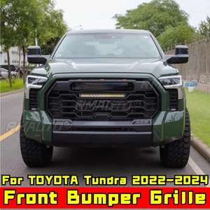 สำหรับ TOYOTA Tundra 2022-2024 อุปกรณ์ตกแต่งรถยนต์ กระจังหน้าทรงสปอร์ต ชุดแต่งตัวถังรถยนต์ กระจังหน้ากันชนหน้า อะไหล่ตกแต่ง - Product Image 4
