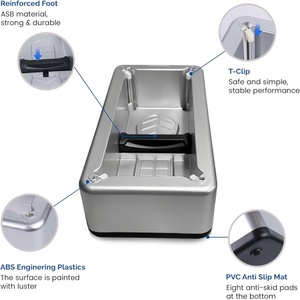 Distributeur <span class=keywords><strong>Automatique</strong></span> de Surchaussures Jetables Mains Libres en ABS, Imperméable et Antidérapant pour la Maison, le Bureau, les Supermarchés – Protection Hygiénique des Sols - Product Image 2