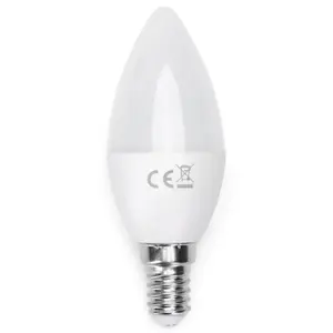 Lampadina LED E14 10W 4000K, luce bianca naturale, ad alta efficienza energetica, ideale per illuminazione generale e decorativa. - Product Image 1