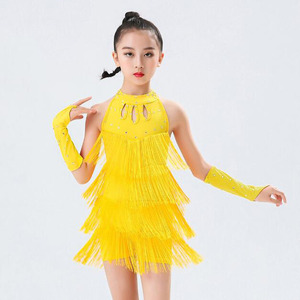 Vestido <span class=keywords><strong>de</strong></span> baile latino Ecoparty para niñas <span class=keywords><strong>de</strong></span> 3 a 15 años, vestido <span class=keywords><strong>de</strong></span> baile con borlas sólidas, <span class=keywords><strong>traje</strong></span> <span class=keywords><strong>de</strong></span> competición profesional para niños, disfraz <span class=keywords><strong>de</strong></span> <span class=keywords><strong>Tango</strong></span> - Product Image 2