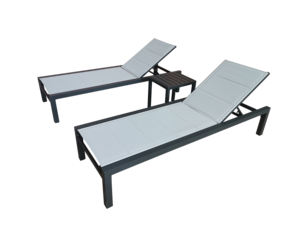 Meubles de patio extérieurs en métal Chaises longues en aluminium Chaise longue Chaise longue de plage Chaise longue - Product Image 5