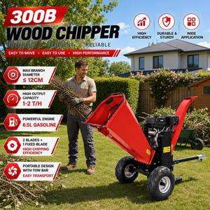 Broyeur de <span class=keywords><strong>bois</strong></span> à essence robuste Voer, équipement commercial de déchiquetage de <span class=keywords><strong>bois</strong></span> pour le recyclage des déchets agricoles et forestiers - Product Image 1