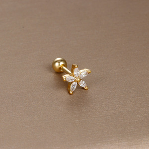 Joyería de punción de acero quirúrgico de Venta caliente, anillo de bola de cristal liso <span class=keywords><strong>anodizado</strong></span> inoxidable, <span class=keywords><strong>Piercing</strong></span> para el cuerpo, ombligo, vientre, Perno de moda - Product Image 4
