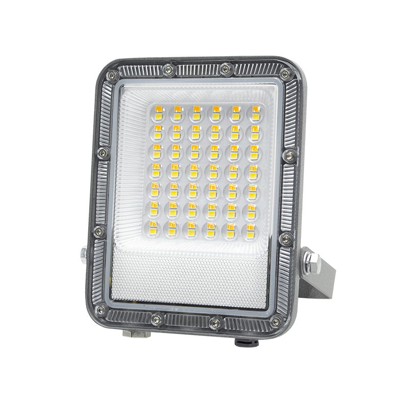 3 Colors Switchable Outdoor Flood Light 30W 3000 Lumens AC220-240V With Die Cast Aluminum Grey Frame