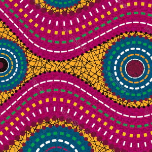 ชุดเดรสผ้าฝ้ายพิมพ์ลายสำหรับชุดเดรสอาบายาสำหรับใส่ในฤดูร้อนผ้าเคลือบแวกซ์สไตล์แอฟริกัน - Product Image 1