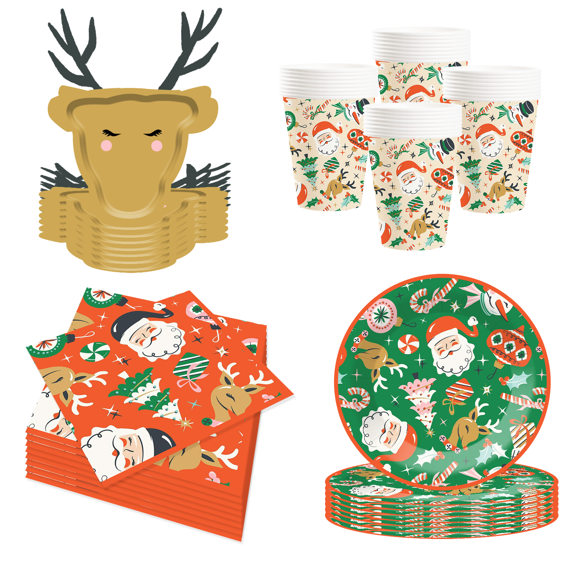 set serve for 10 guests