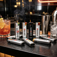 Briquet à cigarettes rechargeable imprimé, coupe-vent, allumage facile, boîtier métallique pour usage quotidien