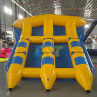 Tube de ski volant gonflable, jouets aquatiques remorquables, tube de pêche volant, bateau pour le surf et la navigation
