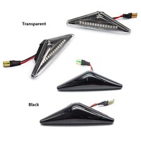 Luz LED de posición lateral intermitente para Ford Focus MK1 1998-2004 y Mondeo MK3 2000-2007, luces intermitentes de guardabarros Plug&Play