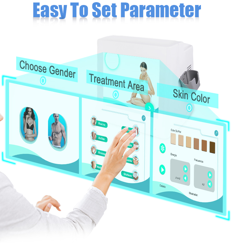 Body 808nm Diode Laser Hair Removal Machine Painless