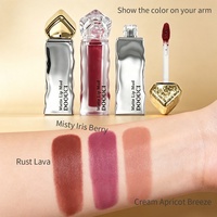 DOOUCI OEM/ODM Kosmetik Kecantikan Makeup Tahan Lama Ringan Tidak Mengeringkan Bibir Lip Mud Matte Beludru