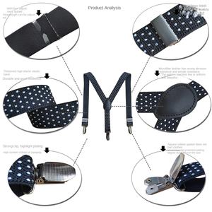 Fuente transfronteriza 2,5 CM Tres Clipse En FORMA DE <span class=keywords><strong>Y</strong></span> <span class=keywords><strong>Traje</strong></span> de pajarita <span class=keywords><strong>Tirantes</strong></span> elásticos para niños <span class=keywords><strong>y</strong></span> niñas - Product Image 3