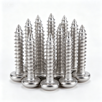 Vis autotaraudeuses à tête cylindrique en acier inoxydable de taille métrique, vis à tête cruciforme, boulons de fixation