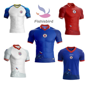 Maglietta da Calcio Haiti 2026 Koup Di Mond con Stampa Personalizzata, Nuovo Design, in Tessuto a Rete Traspirante, Maglia Sportiva per Tifosi di Calcio - Product Image 2