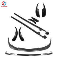 Spoiler de pare-chocs avant ABS pour Chevrolet Corvette C6 2005-2013, style ZR1, noir brillant, séparateur de pare-chocs