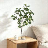 Meilleures ventes de décorations de mariage, branches d'eucalyptus artificielles, branches d'arbres artificiels, accessoires de décoration intérieure pour bureau, hôtel, maison