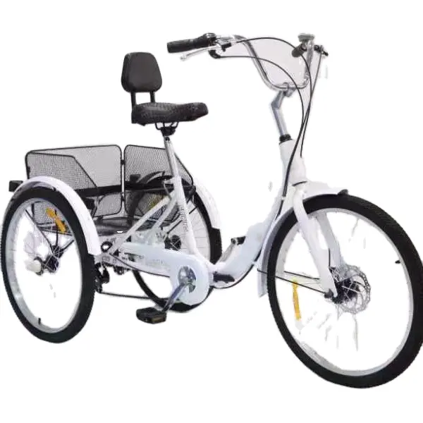 Biciclette da fossa economiche di alta qualità 26 pollici 125cc studente 3 colori bici per adulti con cestino