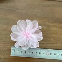 Kain bunga renda dekorasi gaun renda kain Applique memangkas DIY kerajinan jahit bunga garmen ikat kepala topi aksesoris patch