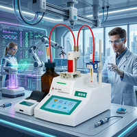 Titreur potentiométrique ZDJ-600D |   Système de titrage automatique de haute précision de 6e génération pour l'industrie pharmaceutique, chimique et alimentaire