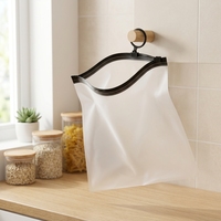 Sacs à fermeture éclair avec anneau de traction en PE givré, personnalisables, en matériaux recyclés écologiques, vente en gros pour les boutiques de vêtements