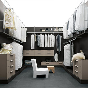 Armadio organizer camera da letto grandi organizer sistemi di armadio modulare cabina armadio in armadio scaffalature armadio - Product Image 2