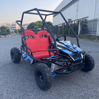 QIQU Parque de Atracciones, Go Kart Eléctrico de Alquiler para Exteriores, 48V 500W, Tracción por Eje, Todoterreno, Largo Alcance, 2 Plazas, 40km/h