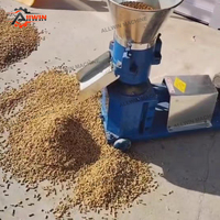 Machine à granulés d'aliments pour animaux électrique 220V, haute productivité, automatique, neuve, pour usage domestique, élevage, ferme, aliments pour poissons
