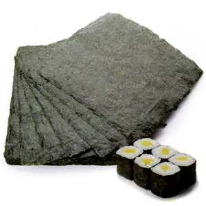 उच्च गुणवत्ता सस्ते कीमत Onigiri सुशी समुद्री शैवाल नोरी आवरण 100 शीट/50 चादरें
