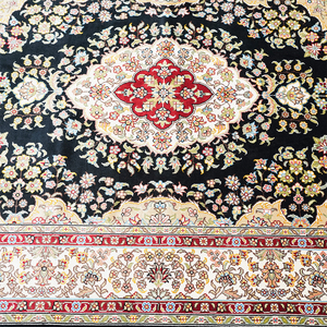 82x122cm <strong>Turkish</strong> Style <strong>Rug</strong> Indian <strong>Uk</strong> Turkey Area Persian Nain Export Silk Carpet Hand-made - Product Image 5