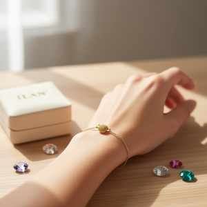 Chiusura magnetica Ilan da 8 mm placcata oro per bracciali e collane - Product Image 3