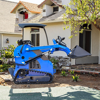 Loader Skid Steer Berkinerja Tinggi, Mini Backhoe Loader, Wheel Loader Artikulasi