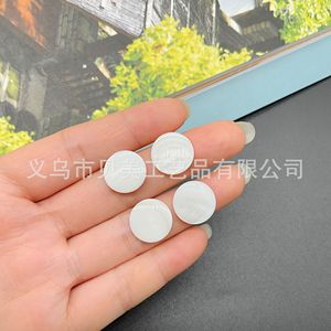 Beimei eau douce naturelle, perles rondes en vrac, patch blanc à fond plat, bijoux de bricolage, boucles d'oreilles et accessoires - Product Image 4