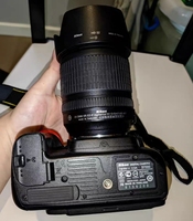 Appareil photo numérique de voyage de haute qualité d'occasion pour Nikon D7000 Kit avec objectif 18-105 mm, capteur APS 16 MP, Full HD