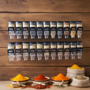 Dispensador <span class=keywords><strong>de</strong></span> Alimentos por Gravedad Montado en la Pared, Dispensador <span class=keywords><strong>de</strong></span> Especias en Polvo para <span class=keywords><strong>Supermercado</strong></span> - Product Image 1
