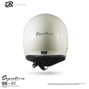 Casco Integral Retro JP Signature Motif SG 01, que combina un diseño clásico con innovaciones de seguridad modernas para cada viaje. - Product Image 5