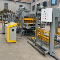 Machine de fabrication de blocs de béton et de cendres volantes entièrement automatique hydraulique PLC Zhongke QT5-15, machine à fabriquer des pavés