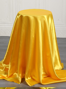 Solid 5 Harness Satin <b>Fabric</b> Smooth Satin Cloth For Project Unveiling Ceremony Banner Car Dust Protection Cover - Product Image 3