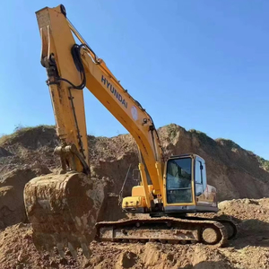 Excavatrice sur chenilles hydraulique Hyundai 225LC-9T d'occasion d'origine coréenne, matériel de construction, excavatrice d'occasion Hyundai 225 215 220 - Product Image 1