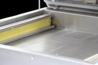 Scelleuse sous vide alimentaire électrique semi-automatique LITENG, moteur 1500W, faible bruit, longueur de scellage 700MM, pour sacs de jambon, dinde, steak, 380V