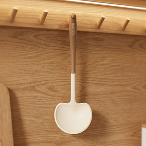 Espátula de Silicona de Grado Alimenticio con Forma de Hongo, Resistente al Calor 210 ℃   Espátula Antiadherente con Ranura para Freír y Cocinar, Accesorios de Cocina - Product Image 4