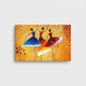 Modern Dancers Printed <b>Canvas</b>: Elegant <b>Wall</b> Art for Stylish Spaces,WRAPPED <b>CANVAS</b> - Product Image 2