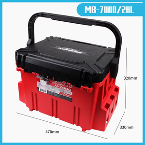 Boîte à outils de pêche Tackle Case Boîte de rangement de pêche Fabricant OEM Multi-fonction <span class=keywords><strong>Plastique</strong></span> NOUVEAU 20L 28L 2 Pièces 6 Couleurs 20L/28L - Product Image 4