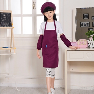 Nouvel ensemble coloré pour enfants : chapeau <span class=keywords><strong>de</strong></span> <span class=keywords><strong>chef</strong></span> et tablier <span class=keywords><strong>de</strong></span> cuisine pour dessiner, cuisiner et créer des œuvres d'art - Product Image 2
